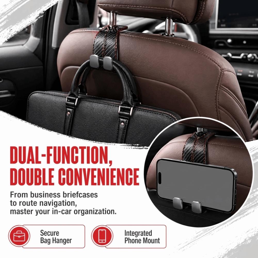 Hidden Car Seat Back Hanger Universal Car Organizer Clips Car Hooks Car Interior Accessories