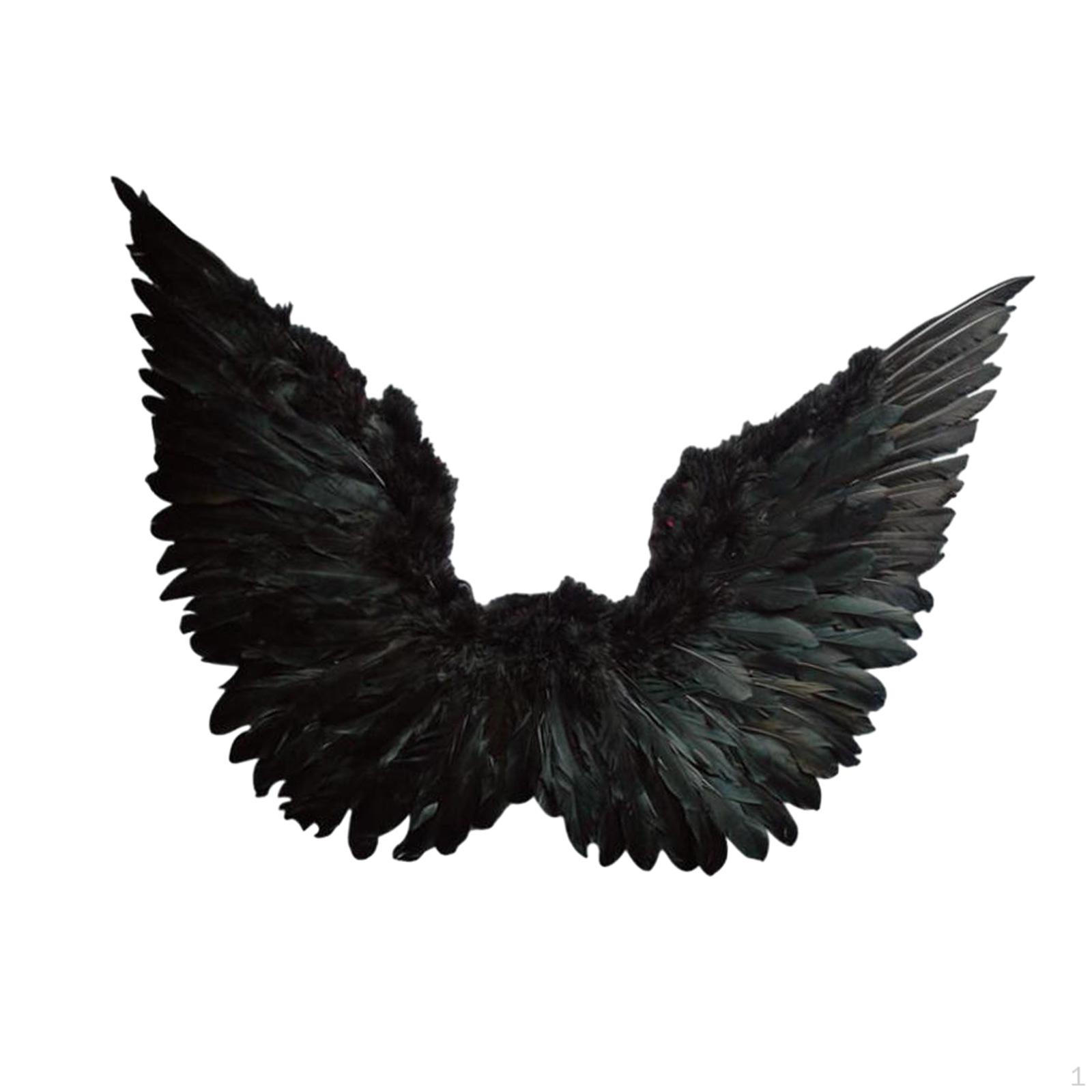 Костюм Ангельские Крылья для Завораживающих Случаев чёрный
