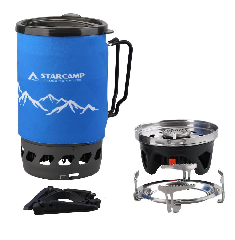 1100ML Portable Outdoor Camping Gas Stove & Cookware Set