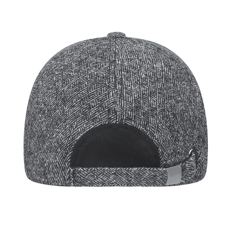 Winter Hat Men's Warm Middle-Aged and Elderly Baseball Cap Outdoor Windproof Ear Protection Cold-Proof Cotton Cap