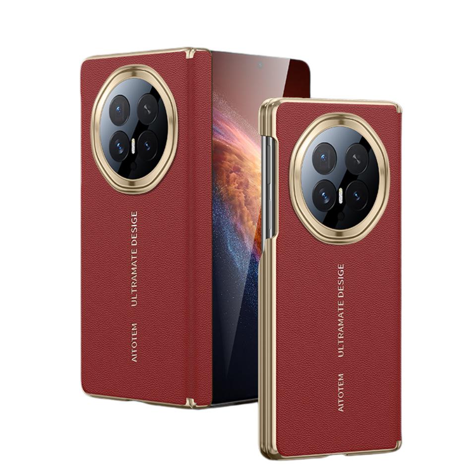 Applicable To Honor magicV1 Folding Mobile Phone Case Center Shaft All-inclusive V1 Magnetic Charging V1 Electroplated Lens Case