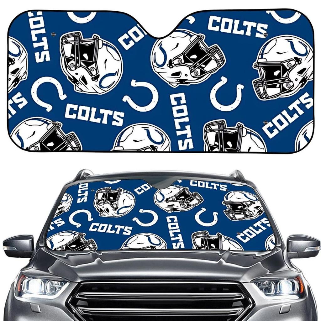 Indianapolis Colts Custom Car Front Sunshade for Heat Insulation & Sun Protection