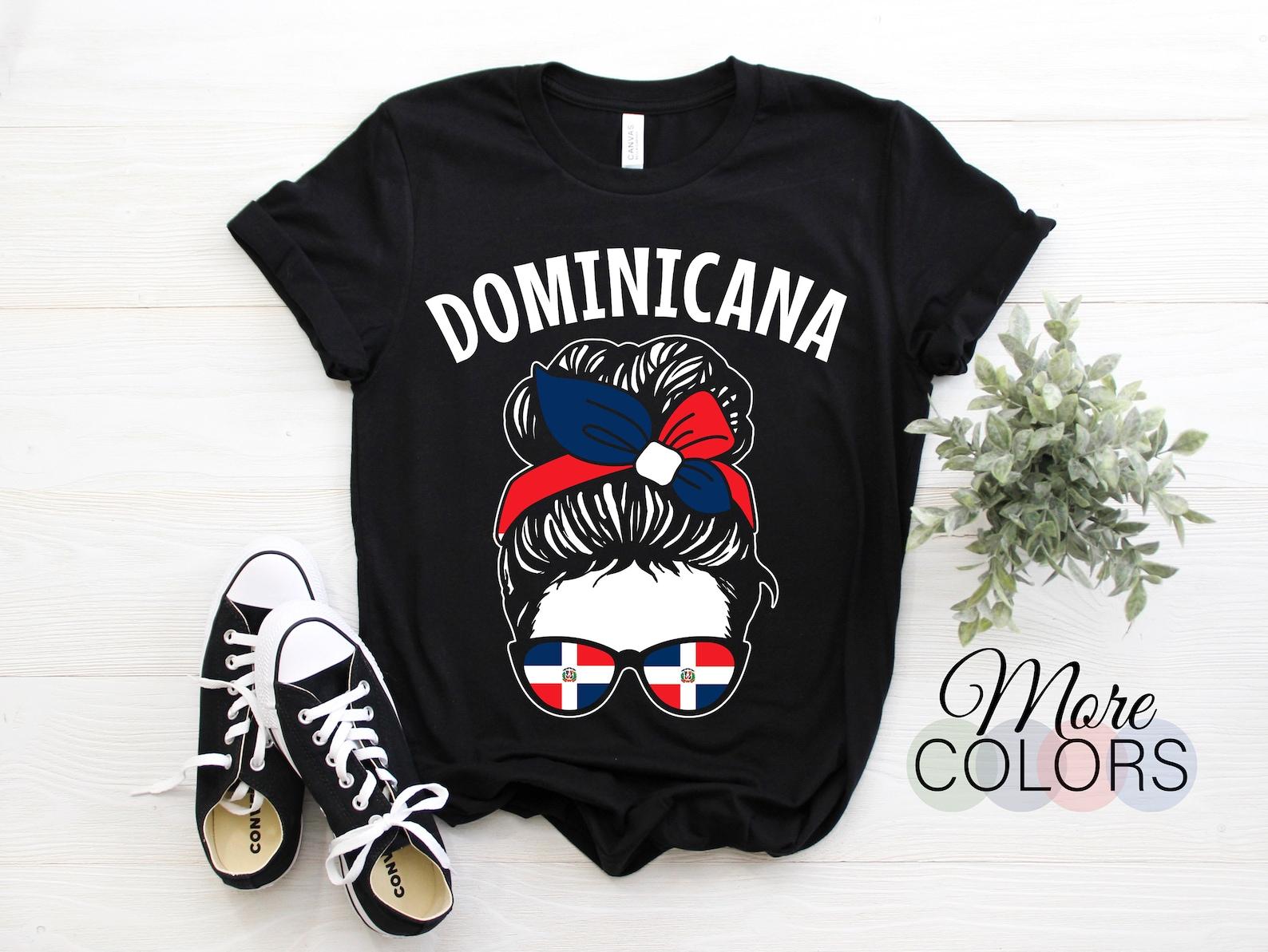 Dominican Girl Republica Republic Flag Gift T-Shirt, Dominicana Heritage TShirt, Proud Roots Born Friends Family, Birthday Christmas Present 150