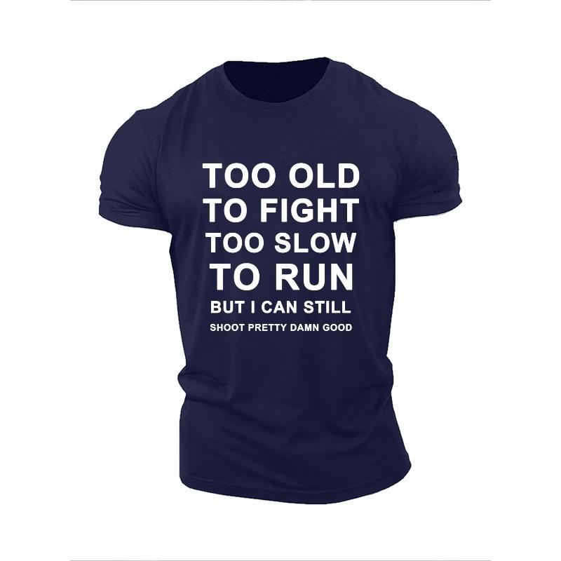 Men's T-shirt Letters Print Summer Trendy Short Sleeve Tees T-Shirts