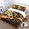 Leopard Print Three-Piece Set For Décor  Kid'S And Adults' Bedroom Decor, Exquisite Three-Piece Bedding Set Gift