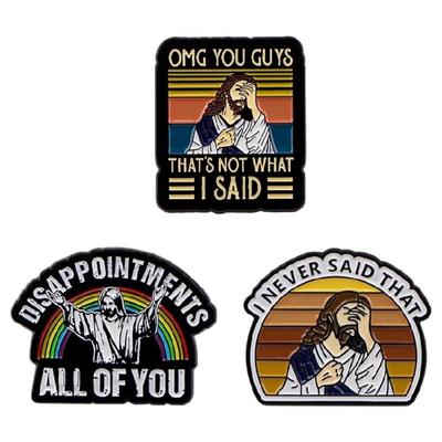 Unique Enamel Brooch Lightweight Lapel Pin Bag Badge Jewelry for Everyday Wear Special Religious Celebration Supplies
