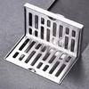 Anti-wear L Shape Stainless Steel Bathroom Tile Insert Floor Drainer Square