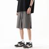 Men's Drawstring Elastic Waist Straight Leg Casual Shorts