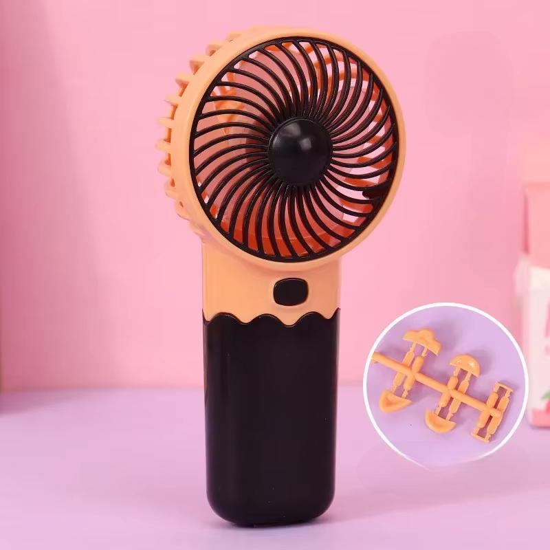 Neuer tragbarer Outdoor-Mini-Handventilator Geschenk Sprühventilator Befeuchtung Eisbeschichtung Handventilator, Batterie nicht enthalten