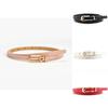 Elegant Fashionable Ladies Faux Leather Waist Belt With Versatile Colors And Slim Style