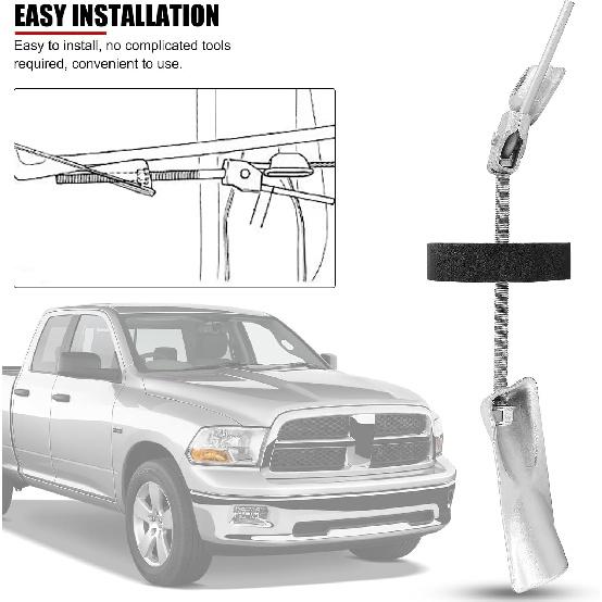 

EVTSCAN 52122296AA Запасная часть натяжителя троса стояночного тормоза, Регулировка натяжения, Подходит для RAM 1500 2500 3500