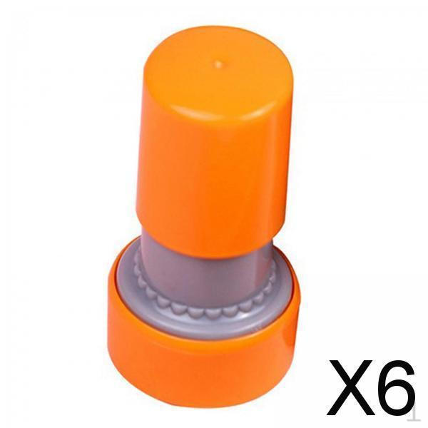 6x Clock Stamp Teaching Aids Set Self Inking Stamps for Kids Preschool