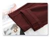 Women's Khaki High-Waisted Wool Wide-Leg Trousers - New 2024 Autumn/Winter Collection