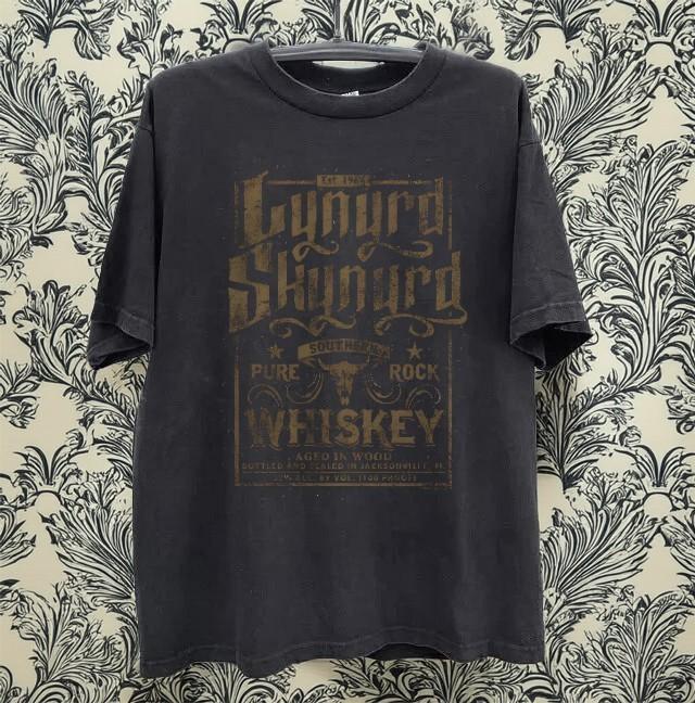 Lynyrd Skynyrd Pure Southern Rock Whiskey Unisex Cotton T Shirt, Size S To 5XL S