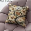 Vintage Floral Print Throw Pillow Covers Pattern Cushion Cover Suitable for Sofa Bedroom Car Pillow Cover