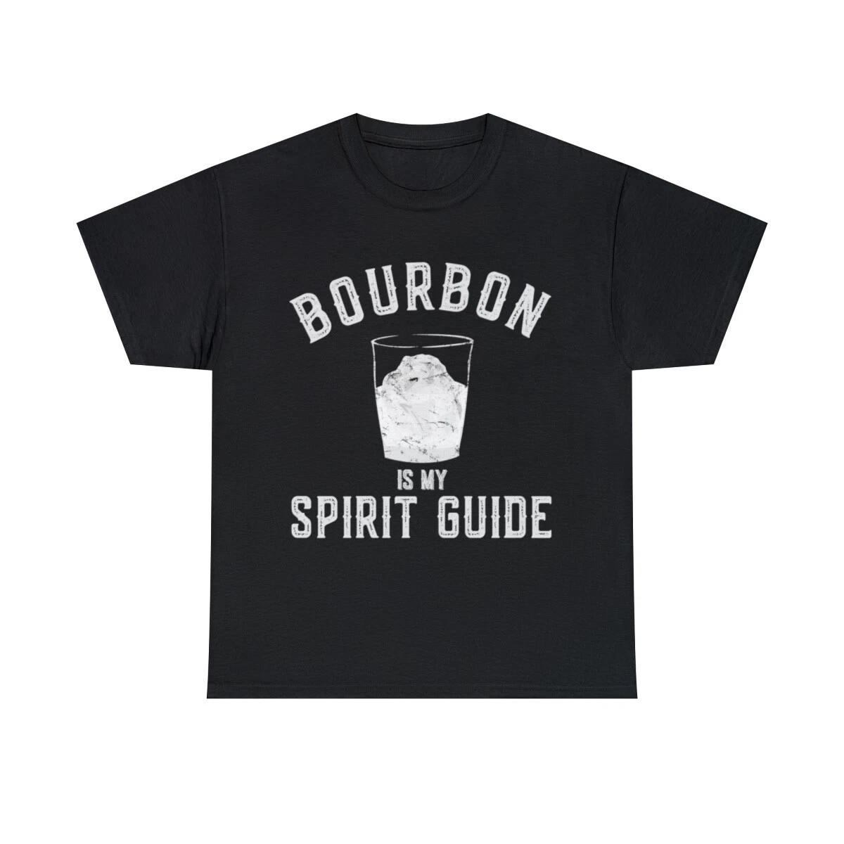 

Bourbon Is My Spirit Guide Graphic Tee Shirt, S-5XL 3XL