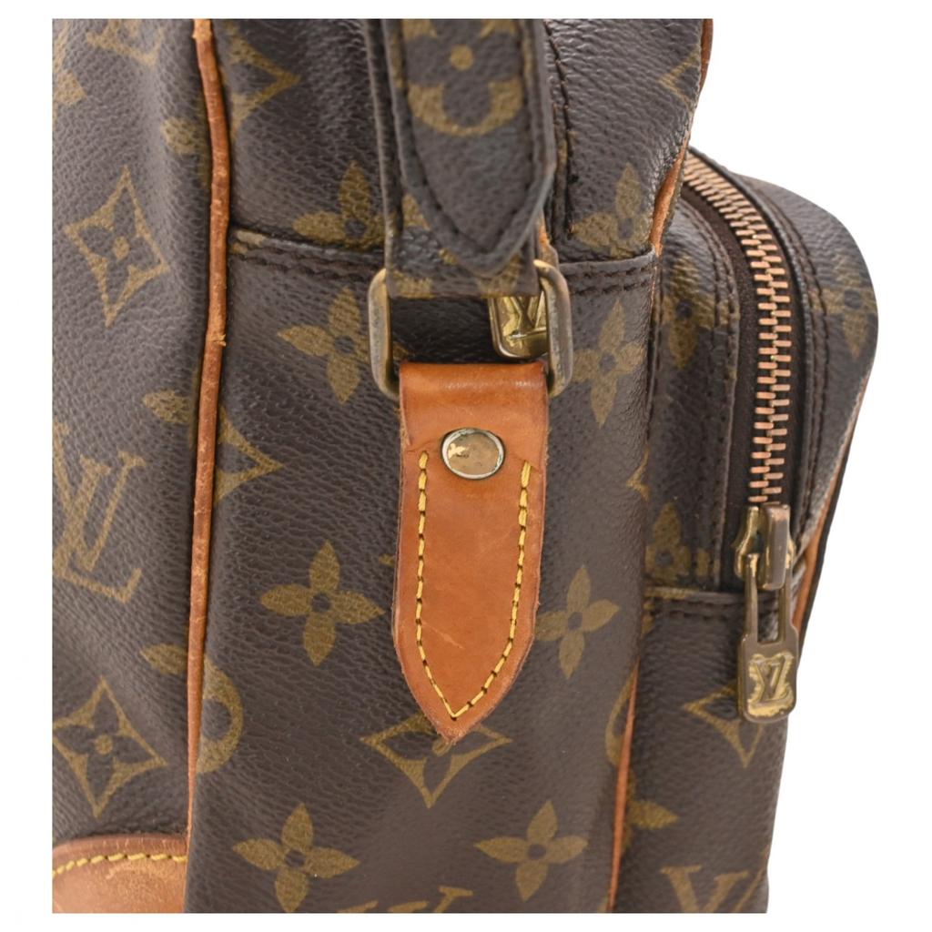 Auth LOUIS VUITTON Monogram Nile Shoulder Bag Brown PVC M45244 Lv9913aa