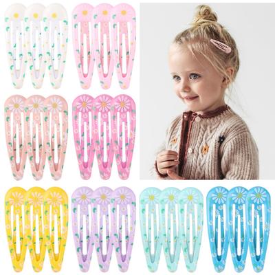 20PCS Clips BB Coloridos Estampados ins Lindos Clips para el Cabello para Adolescentes Niñas Niños Clips Laterales Pequeños Frescos para Cabello Roto