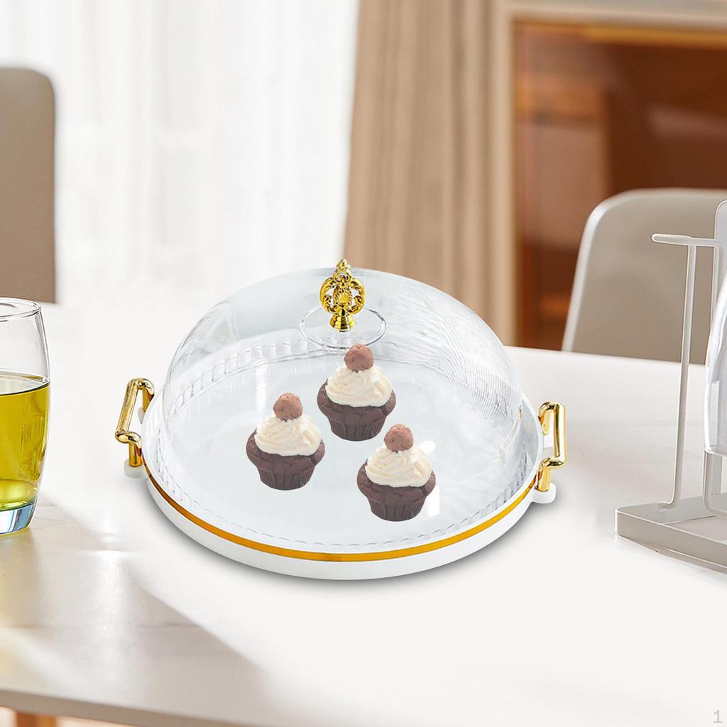 Cake Display Tray Dessert Plate Food Holder Table Centerpiece Cookie Dish Pastry for Wedding