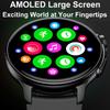 S58 AMOLED Round Screen Bluetooth-compatible Call Smart Watch Heart Rate Monitor Fitness Tracker