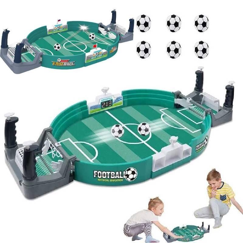 Exciting Tabletop Football Game For Kids With 2 Balls Interactive Soccer Field Toy