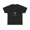 Try Again Motivational T-Shirt Persistence Growth Mindset Quote Resilience Tee
