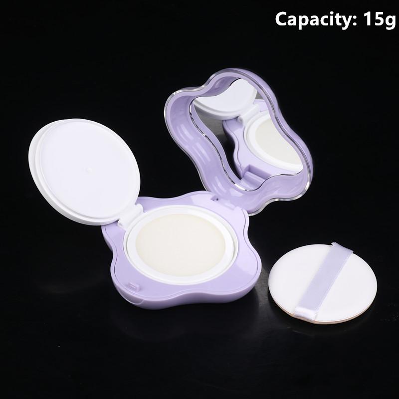 Air Cushion Foundation DIY Box Mini Cute Empty Puff Box Portable Mirror For Bb Cream Cosmetic Makeup Case Container With Sponge