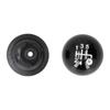 Gear Shift Knob with Cap Decorative Cover Replacement Kit Fit for Fiat 500 500C 2007‑2018 LHD RHD