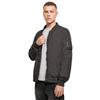 Build Your Brand Mens Nylon Bomber Jacket
