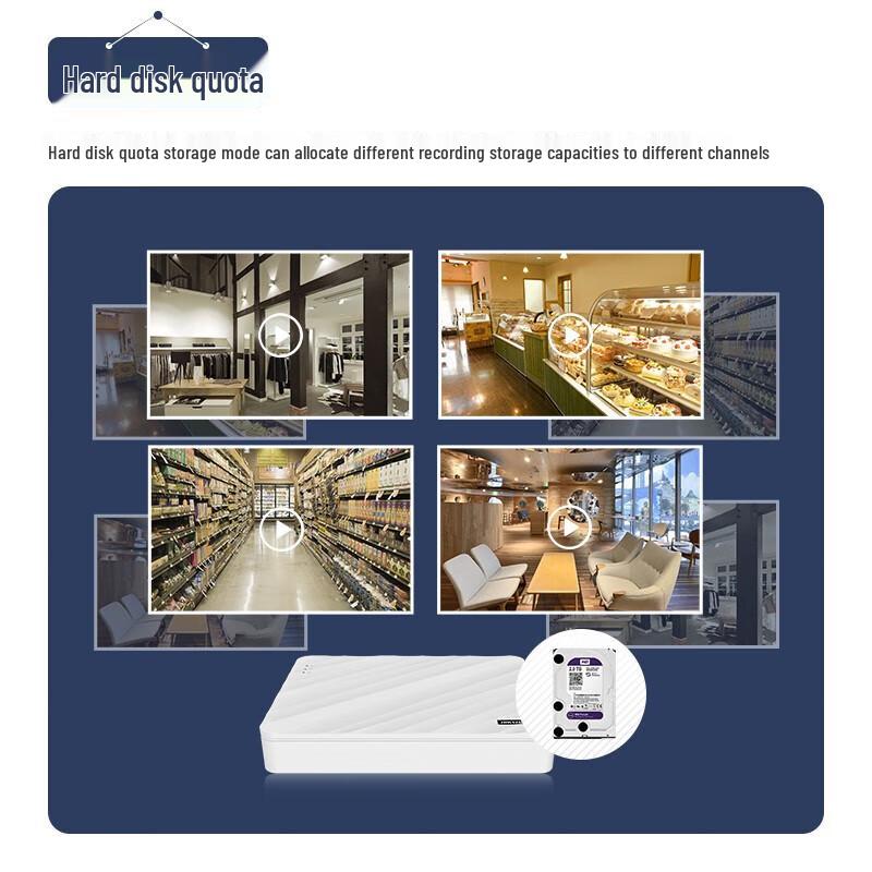 HIKVISION 8-Channel PoE Network NVR Recorder CN plug (adapter included)