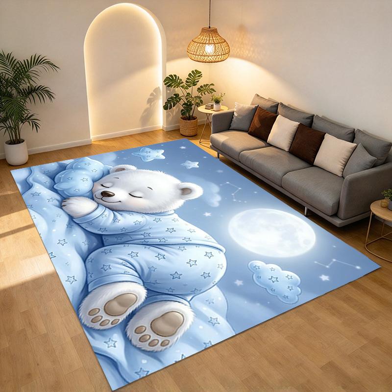 Moonlit Dreams Living Room Nonslip Area Rug Soft Carpet For Bedroom Game Playroom Sofa Office Home Decor Doormat Christmas Gift C929458