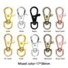10Pcs/Lot 23/32/36/38mm Lobster Clasp Hooks Keychain 6 Colors DIY Jewelry Making Finding for Necklace Bracelet Chain Supplies