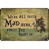 Metal Wall Art Vintage Sign Poster Kitchen Home Decor