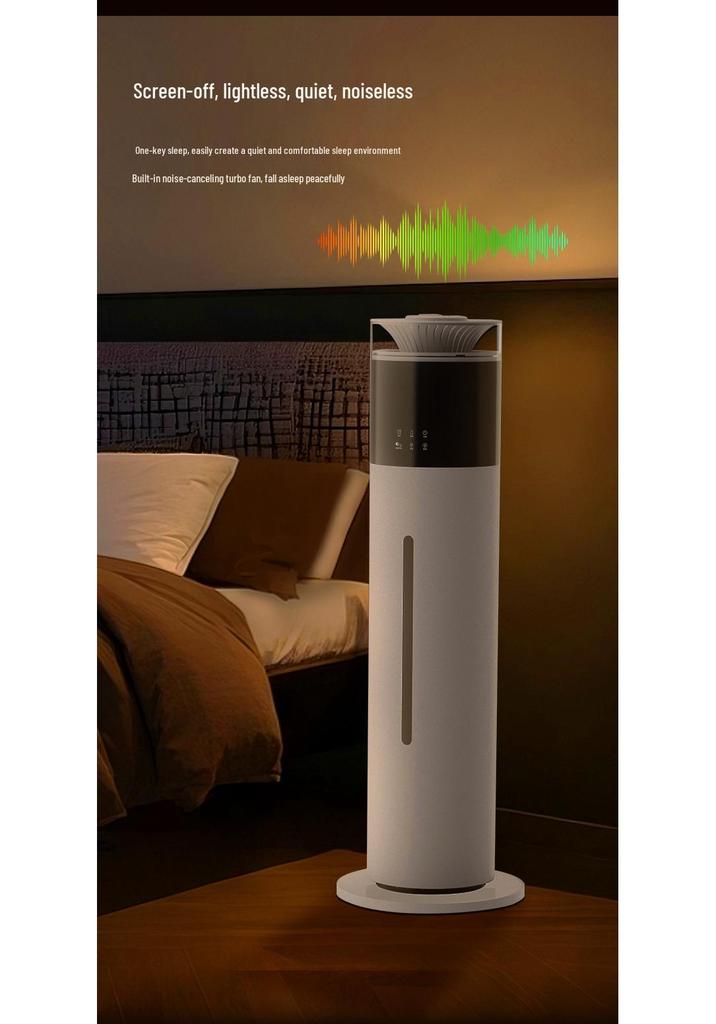 Large Capacity Floor Standing Humidifier for Living Room, Bedroom, Mother & Baby, Low Noise, Timer, Mist Humidification, Hydrating