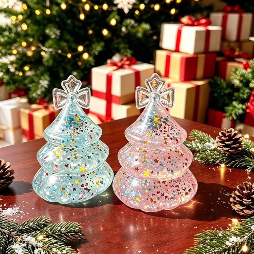 Glitter Clear Christmas Squishy Toy Slow-Rebound Squeeze Toy Gift for Children