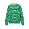 GG Intarsia-knit Cotton Cardigan 703943-XKCDF-3861