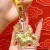 Pegasus 999 Pure Gold Keychain Princess Pendant - Good Luck New Year Gift