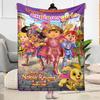 Dora Explorer Blanket Soft & Cozy Perfect for Seaside Bed Sofa All-Season Use Digital Print Birthday Christmas Gift Blanket