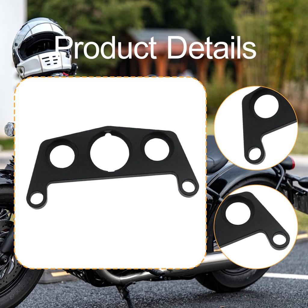 Motorcycle Key Switch Indicator Light Installation Bracket Durable Aluminum Alloy for Honda TRX 450R Pro Taper