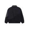 Li Ning Jackets Unisex Ebony Black Stand Collar Moderate Workwear AFDR699-1