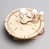 Kids Science Experiment Kit DIY Astronomical Space Globe Handmade Sun Earth Moon System Model Technology Craft Wooden Materials