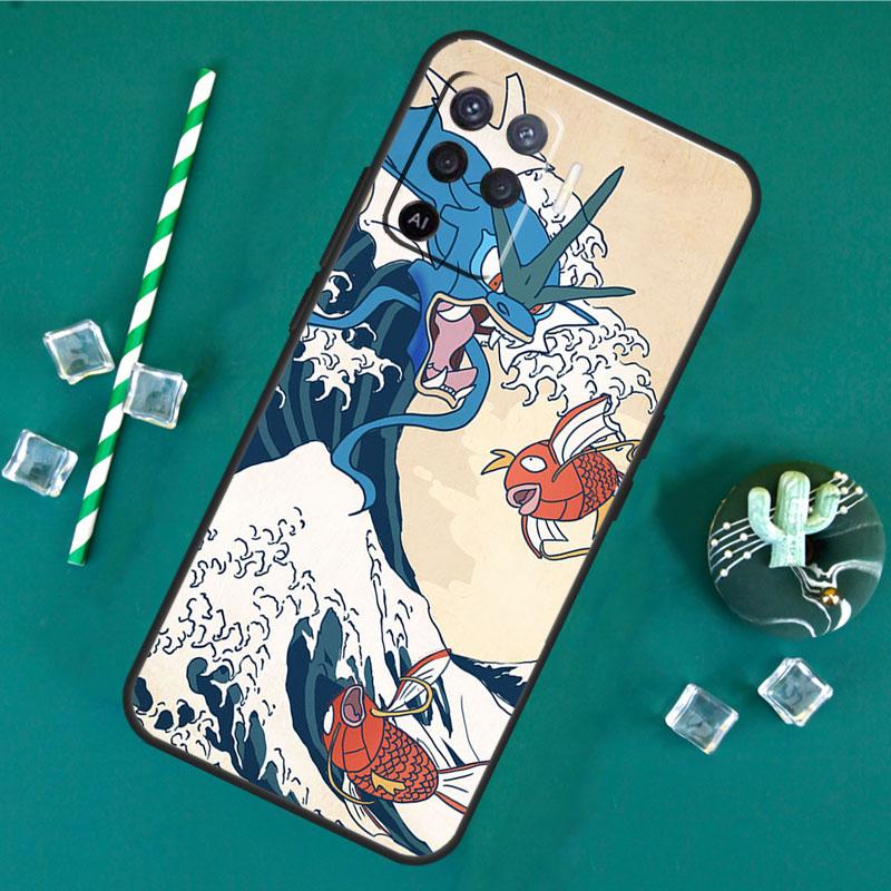 The Great Wave off Kanagawa Phone Case For Oppo A18 A38 A58 A78 A98 A40 A60 A80 A91 A15 A17 A74 A94 A54 A57S A16 A76 A96