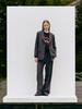 LUVM Wide Long Banding Pants_Charcoal Gray