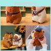 Graduation Cartoon Capybara Plush Toy Soft Doll Graduation Season Student Gift