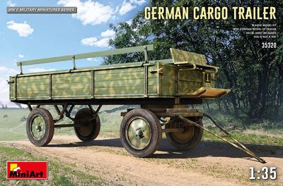 Miniart 1/35 WWII German Cargo Trailer Plastic Model Kit MA35320