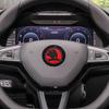 43/44mm Car Emblem Steering Wheel Center Badge Sticker Decal Styling For SKODA Fabia Karoq Kodiaq Yeti Rapid Octavia A5 Superb Usbn43