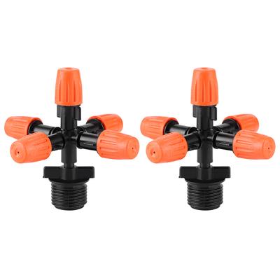 Male Thread G1/2 Garden Adjustable Misting Sprayer Nozzle Micro Drip Irrigation Sprinkler