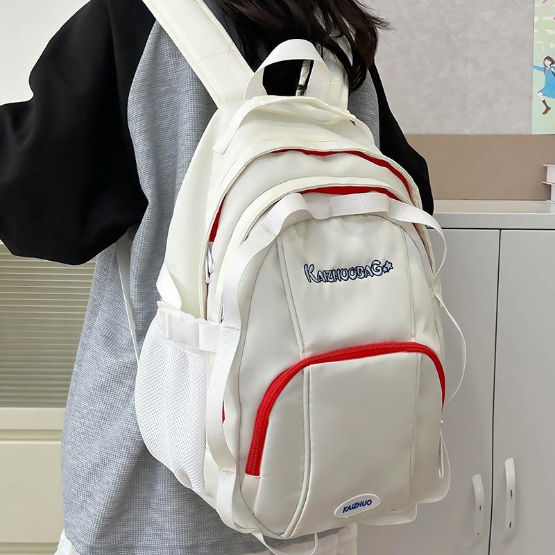 School bag new school bag women's large-capacity textured high school student middle school student backpack college student travel backpack