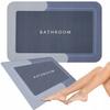 Bath mat, absorbent rug, mat for shower, bathtub, microfiber