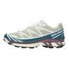 SALOMON Xt-6 Recut Outdoor Trend Fabric Shock Absorption Durable Low-Top Running Shoes Unisex Sneaker Mineral-Gray Duck-Blue White 492579